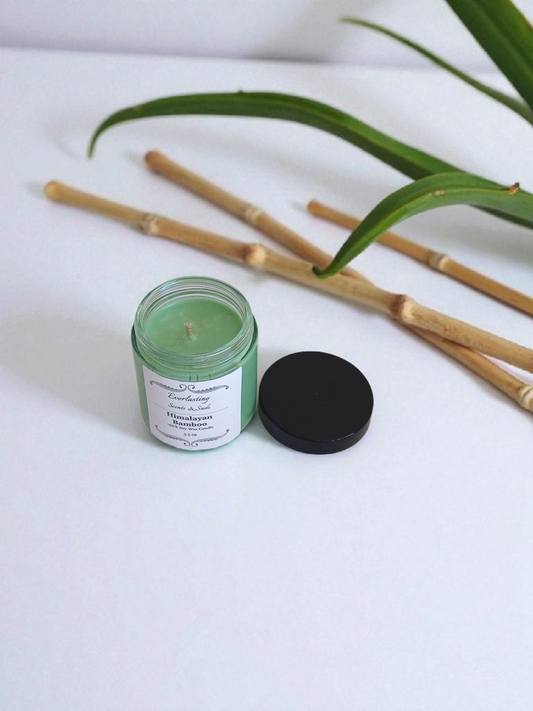 Small Himalayan Bamboo Candle