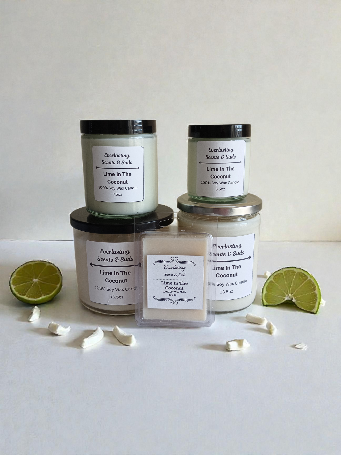 Small Lime In The Coconut Candle