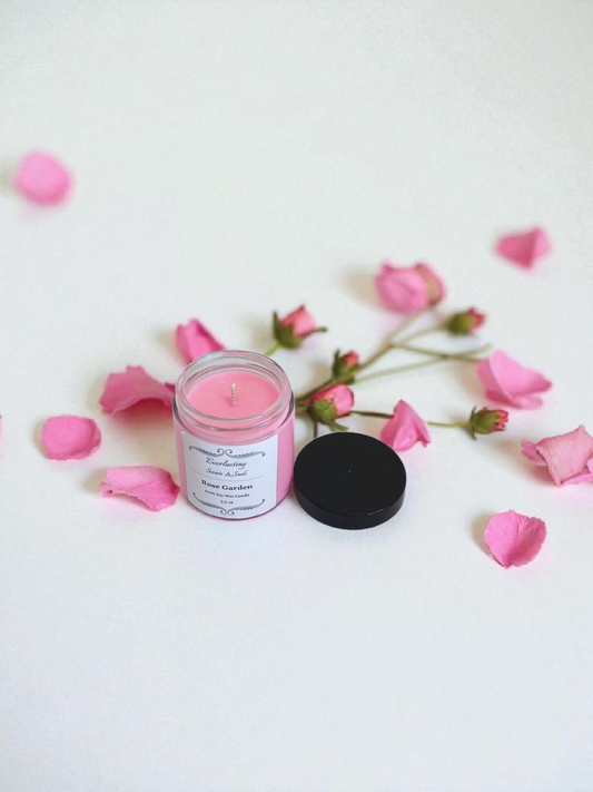 Small Rose Garden Candle