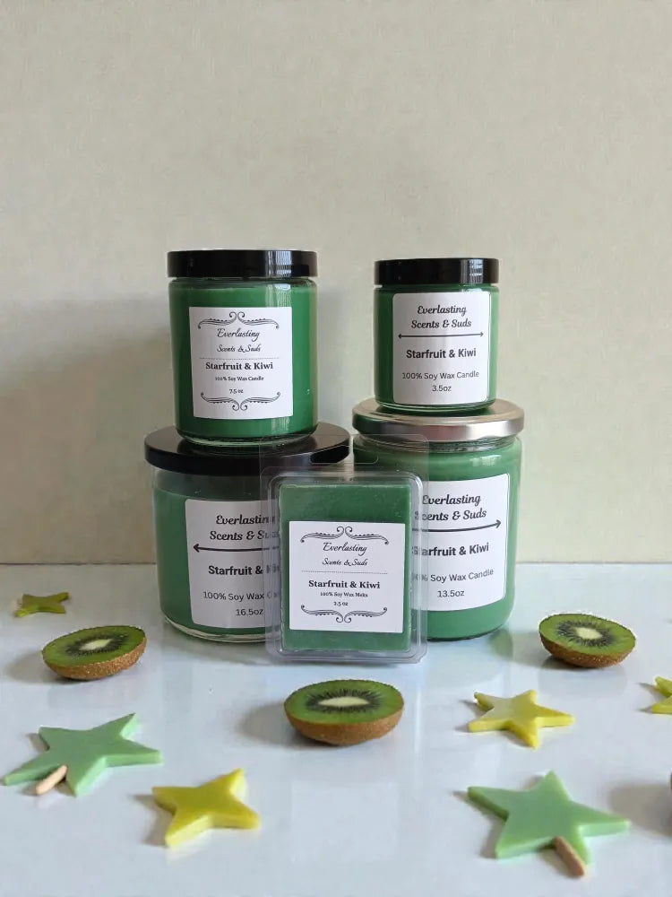 Large Starfruit & Kiwi Candle