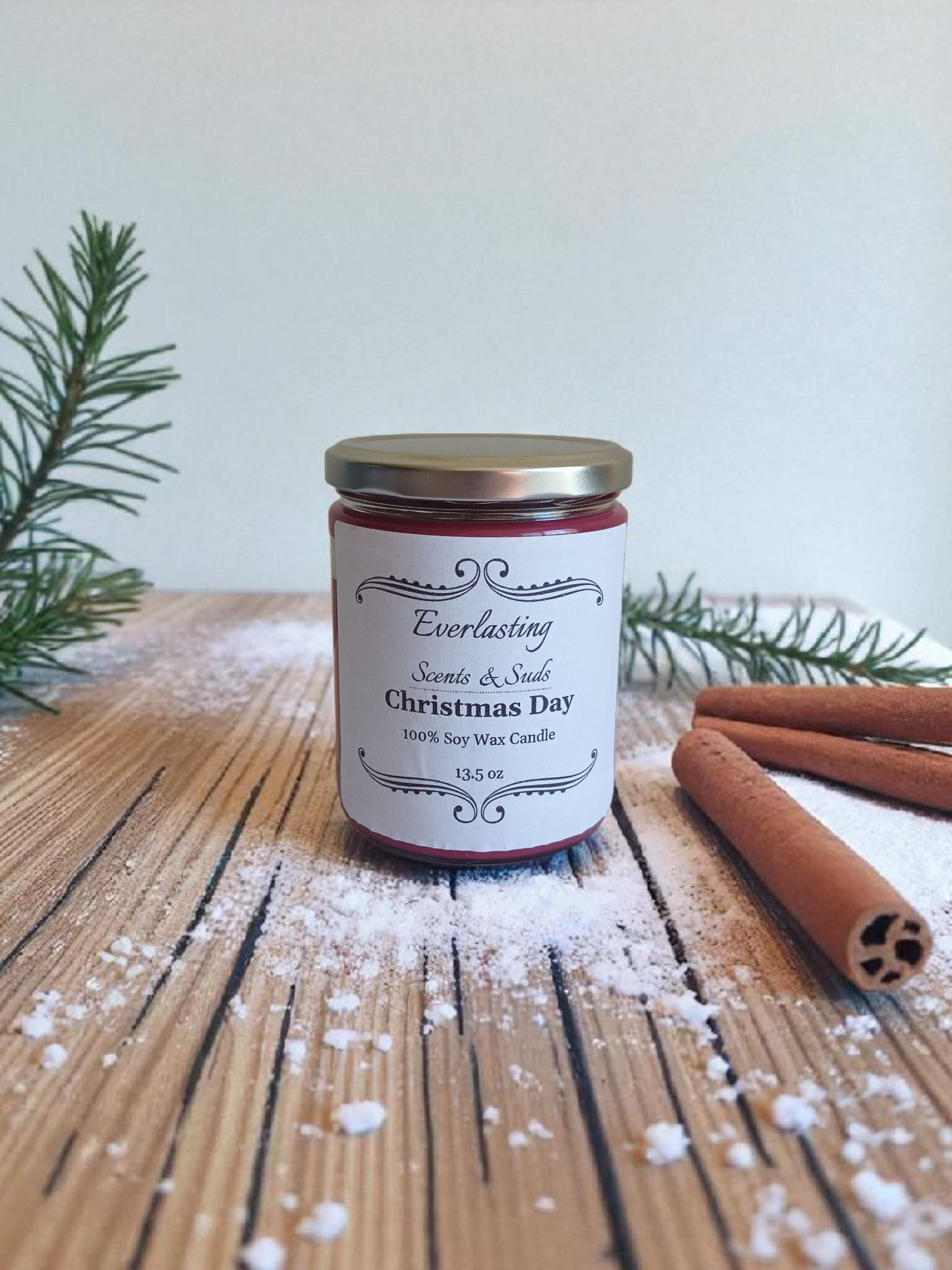 Large Christmas Day Candle