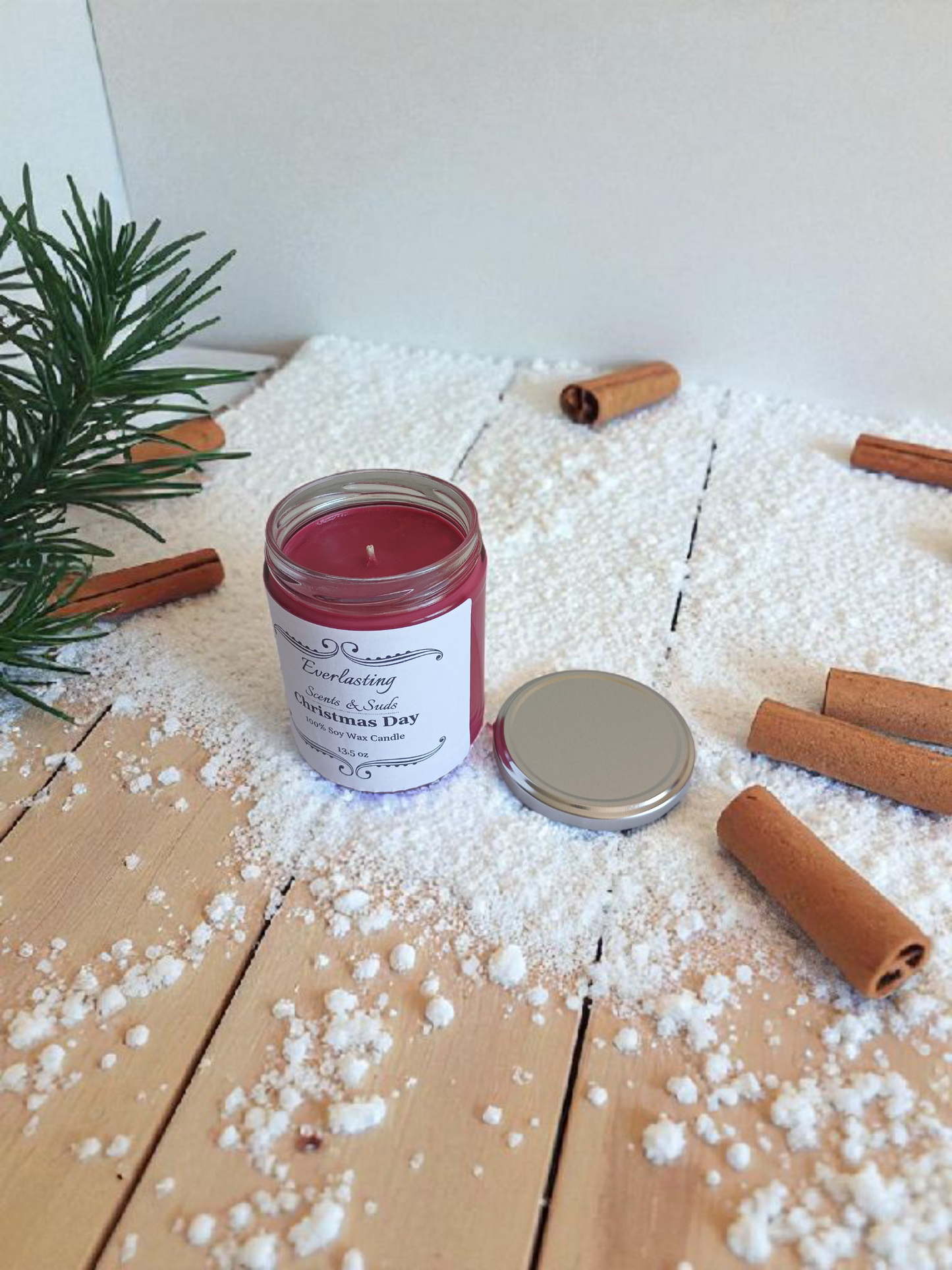 Large Christmas Day Candle