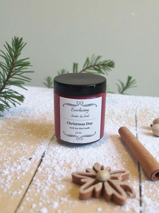Small Christmas Day Candle