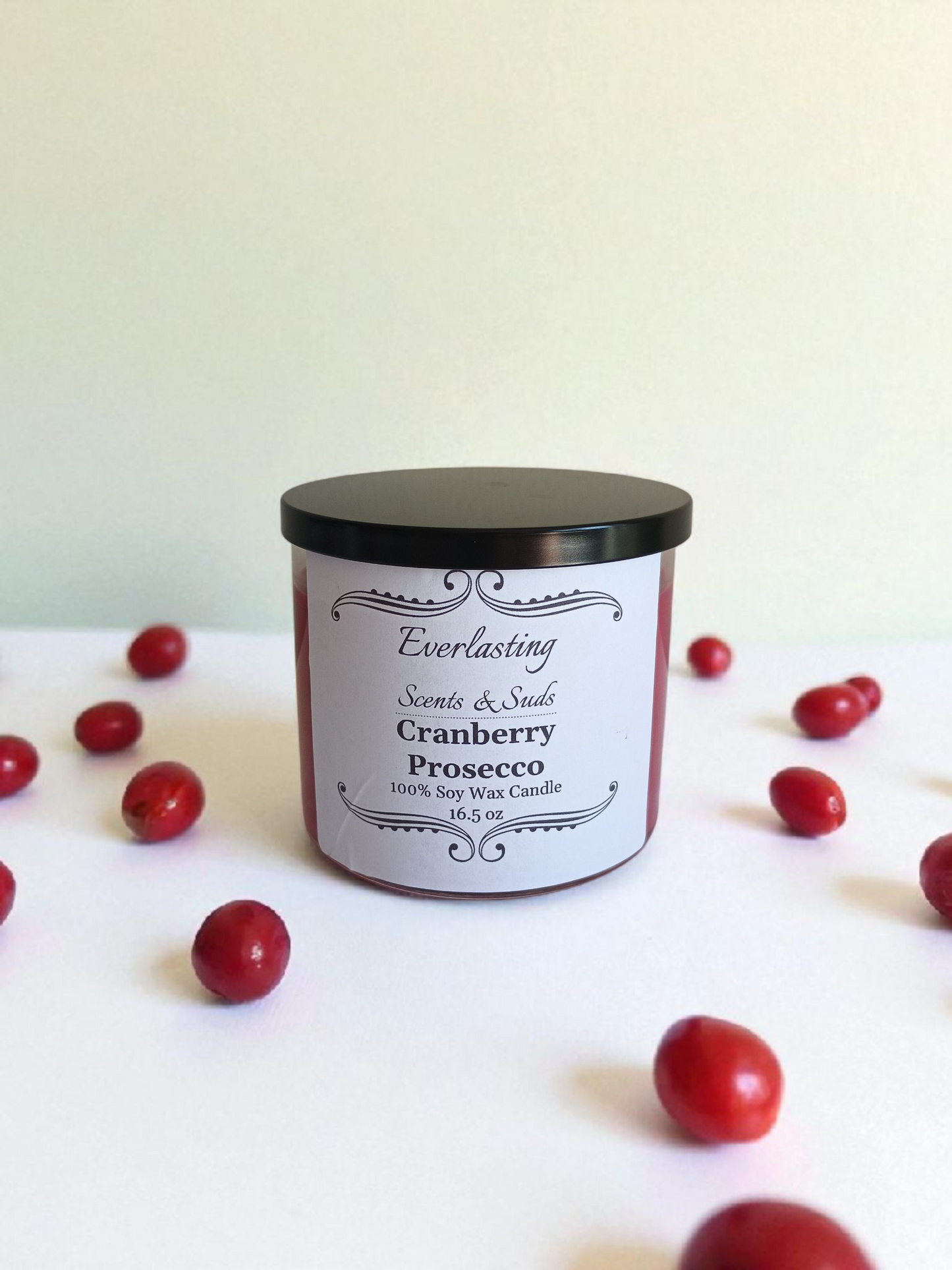 X-Large Cranberry Prosecco Candle
