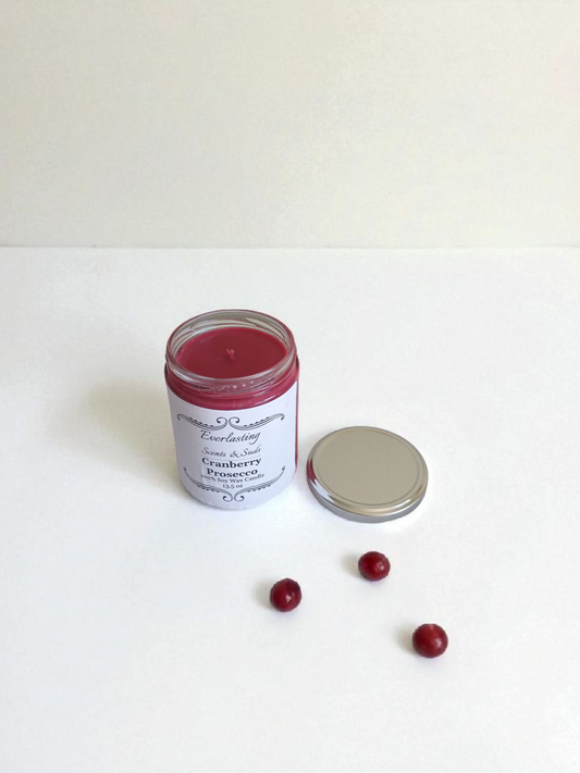 Large Cranberry Prosecco Candle