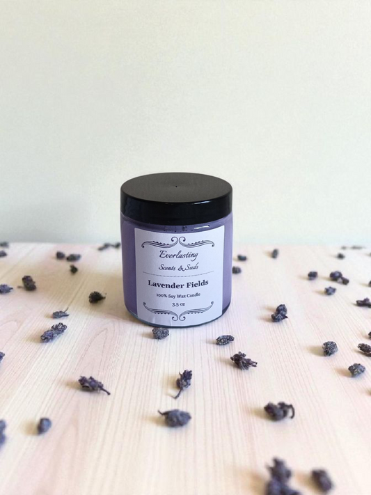 Small Lavender Fields Candle