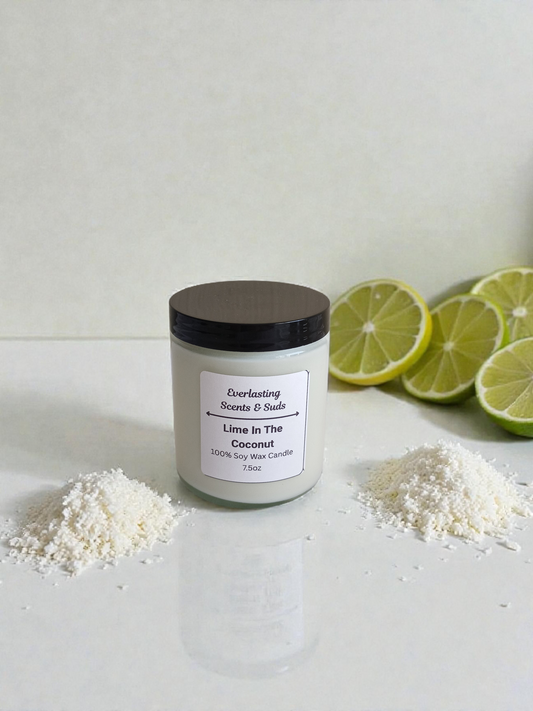 Medium Lime In The Coconut Candle