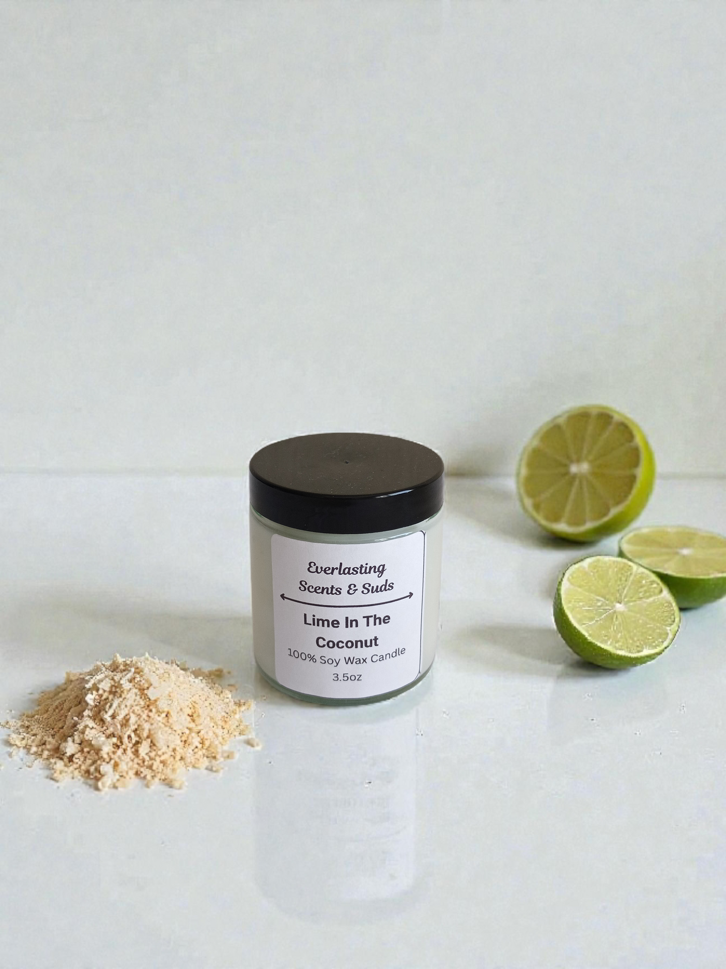 Small Lime In The Coconut Candle