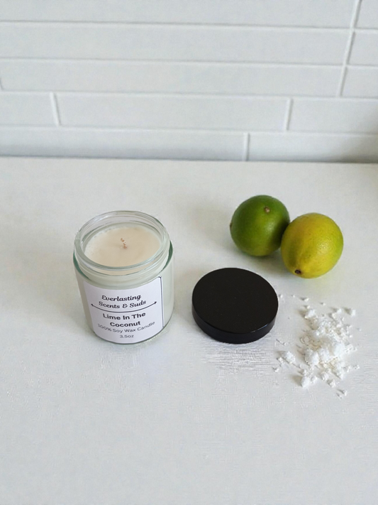Small Lime In The Coconut Candle