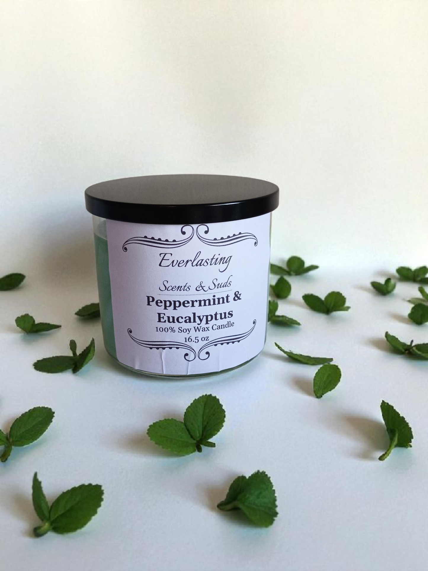 X-Large Peppermint & Eucalyptus Candle