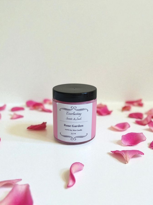 Small Rose Garden Candle