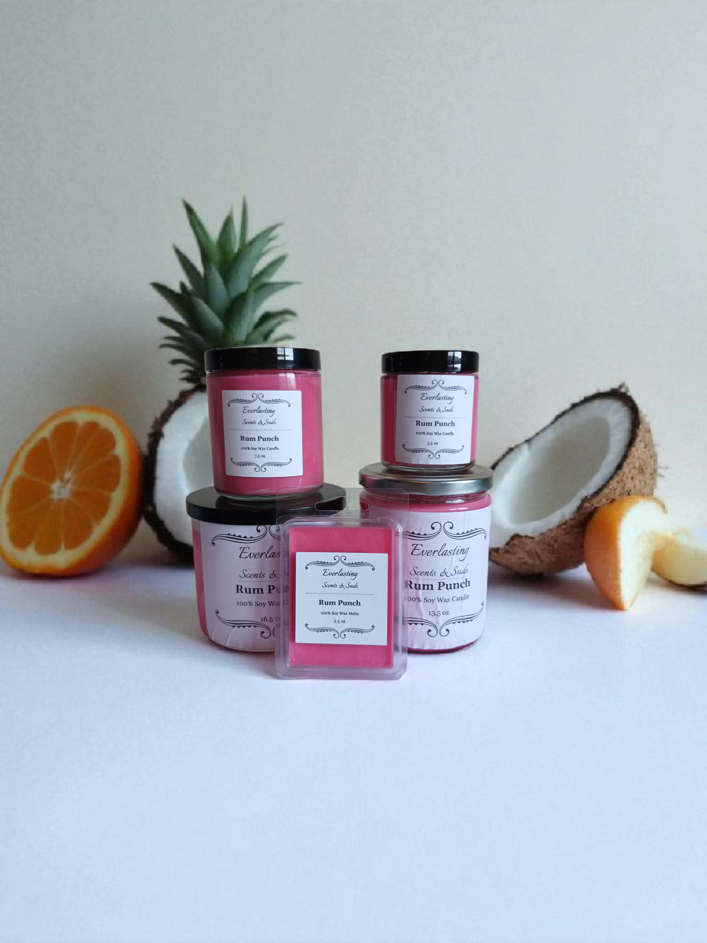 X-Large Rum Punch Candle