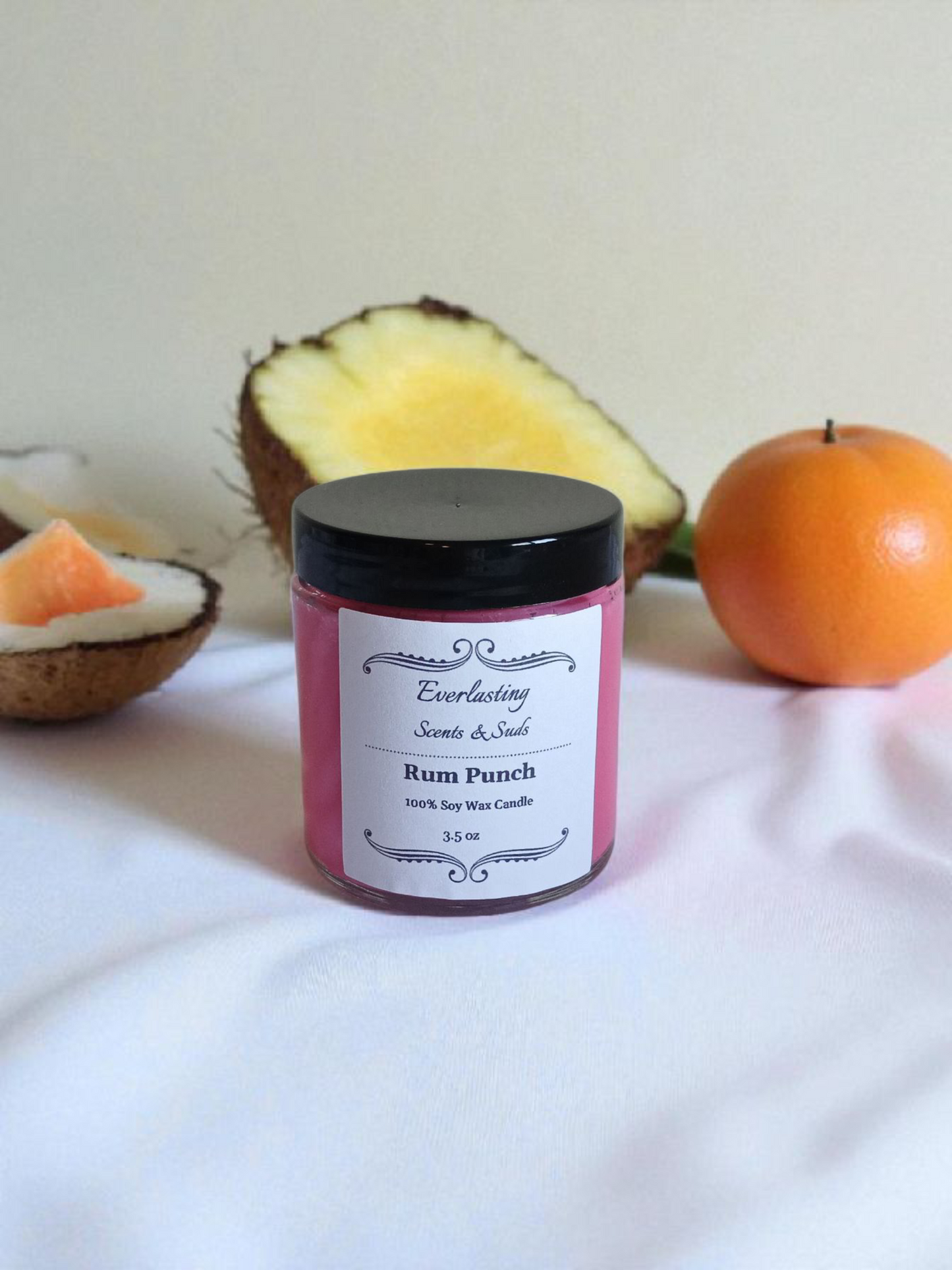 Small Rum Punch Candle