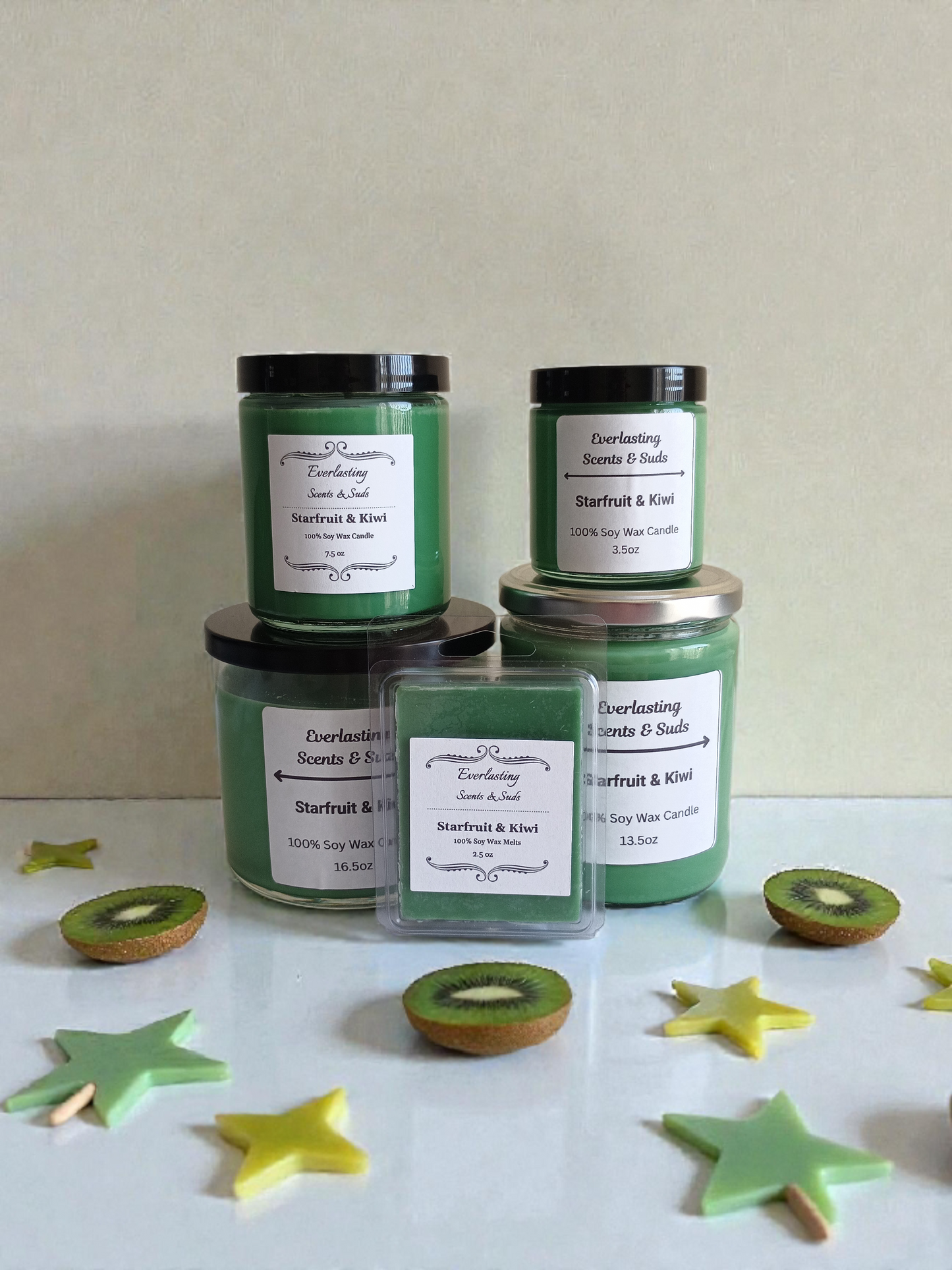 X-Large Starfruit & Kiwi Candle