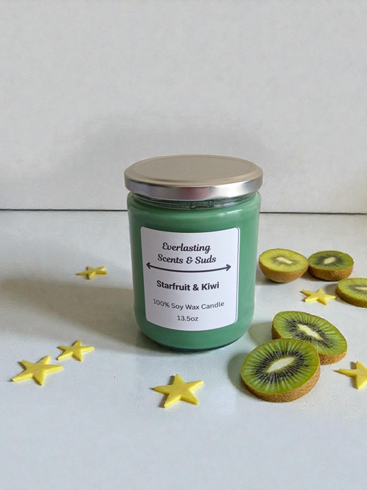 Large Starfruit & Kiwi Candle