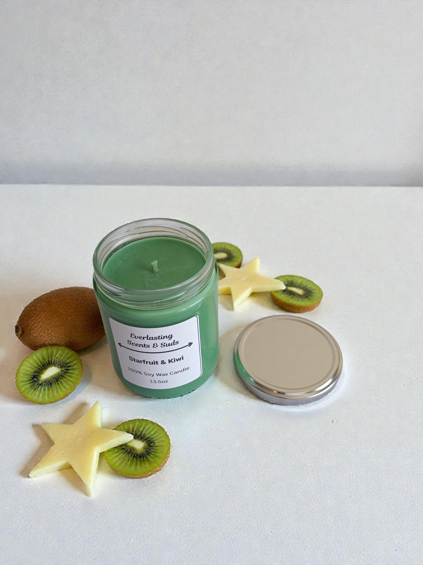 Large Starfruit & Kiwi Candle