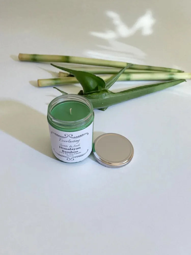 Large Himalayan Bamboo Candle