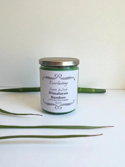 Large Himalayan Bamboo Candle