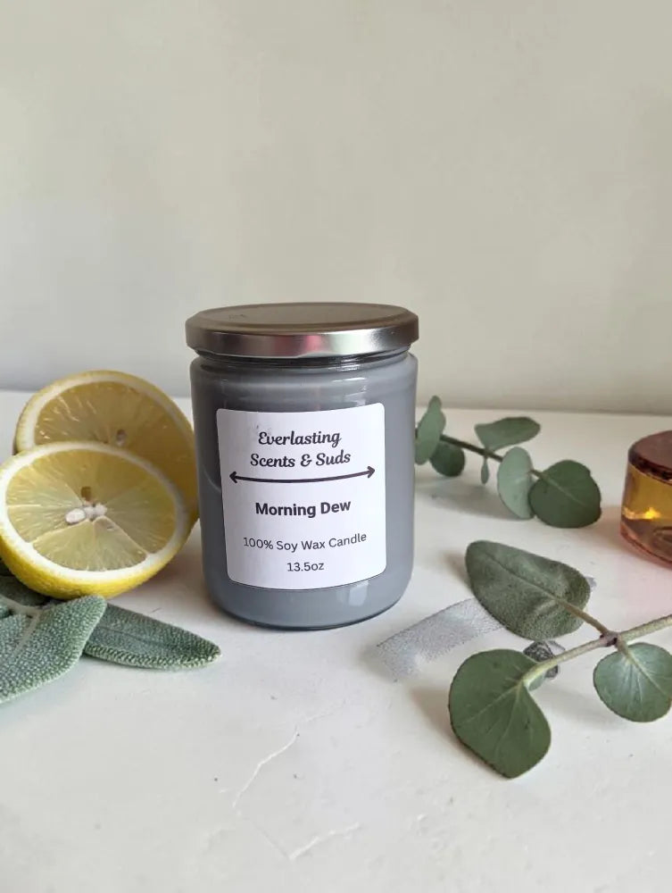 Large Morning Dew Candle