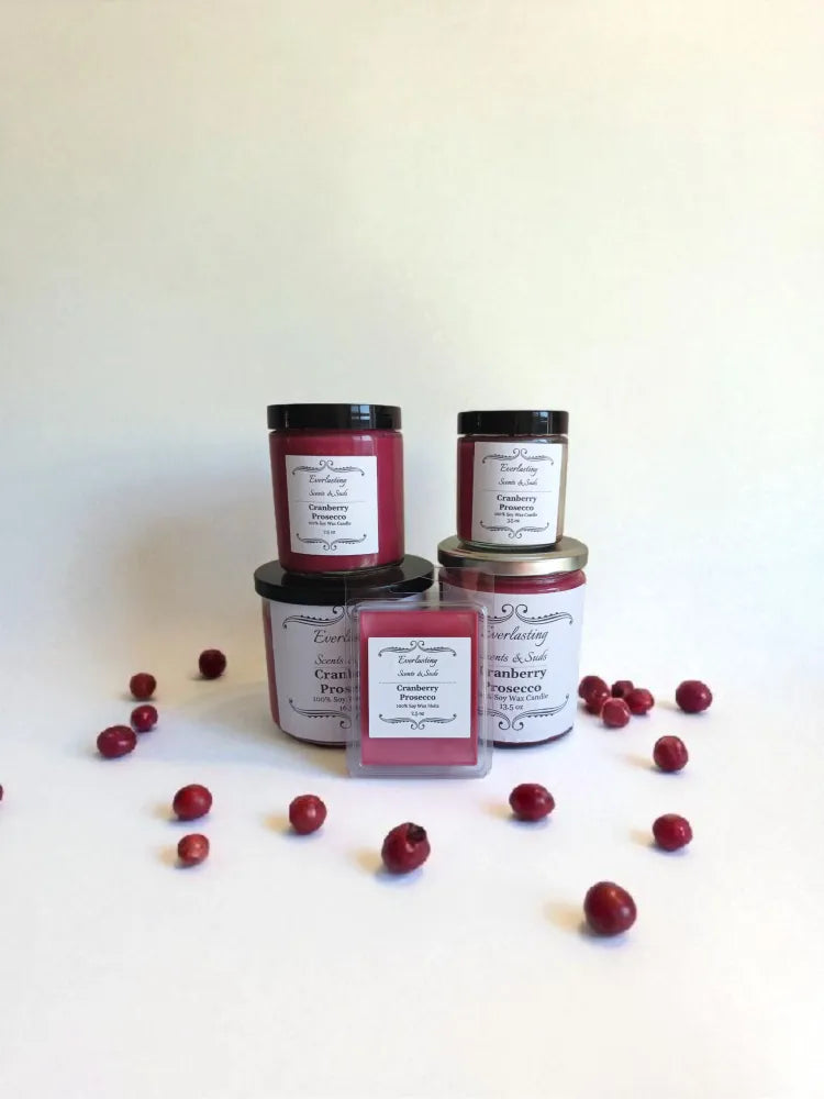 Small Cranberry Prosecco Candle