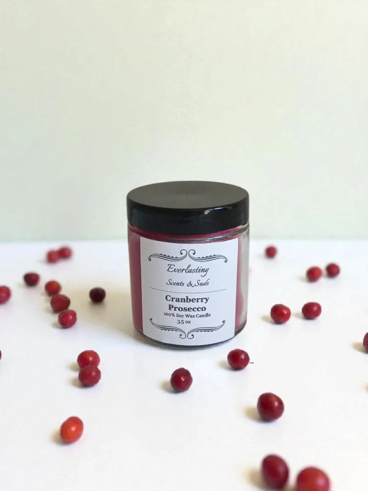 Small Cranberry Prosecco Candle