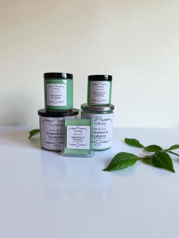 Small Peppermint & Eucalyptus Candle